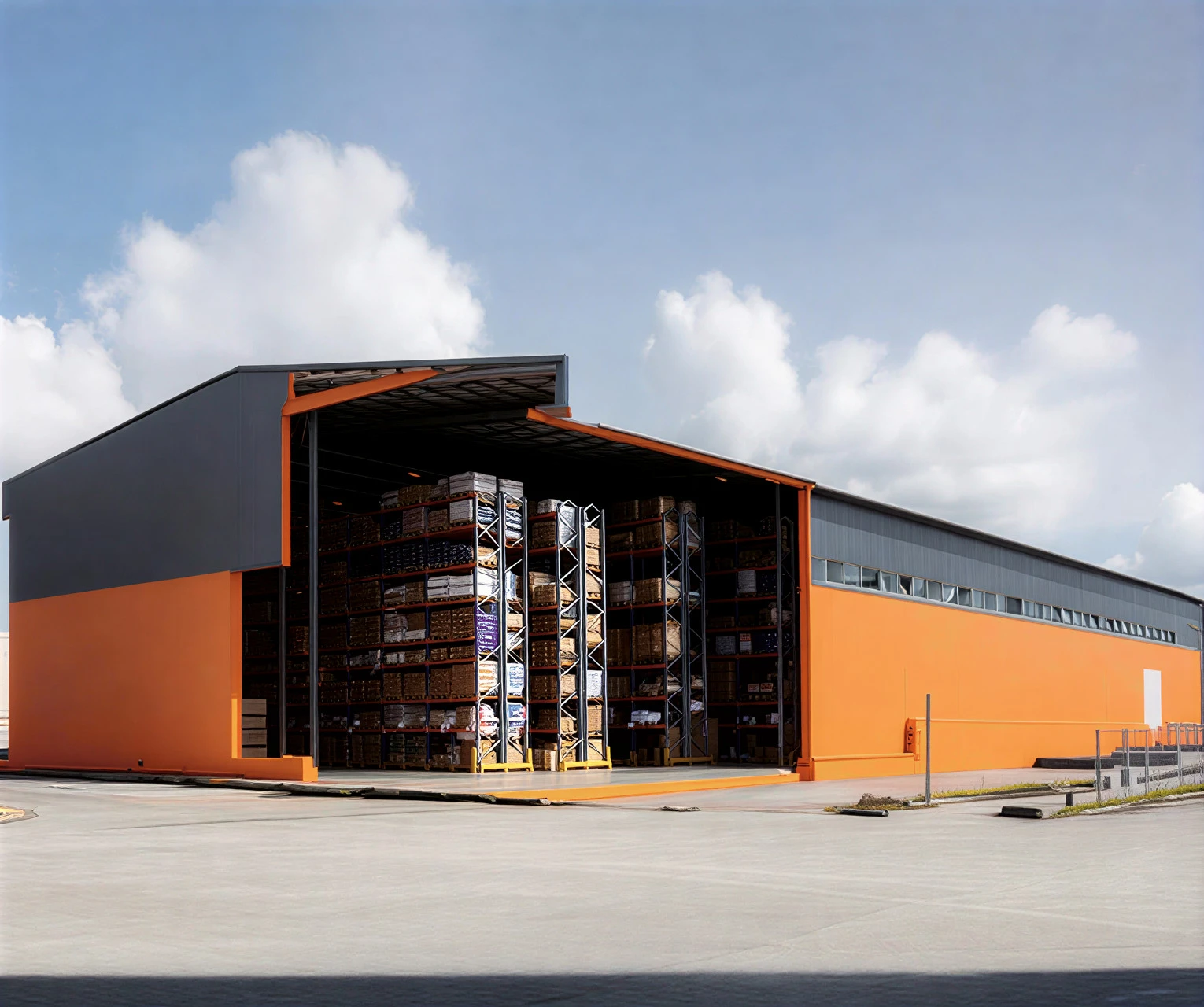 быстровозводимое здание в разрезе